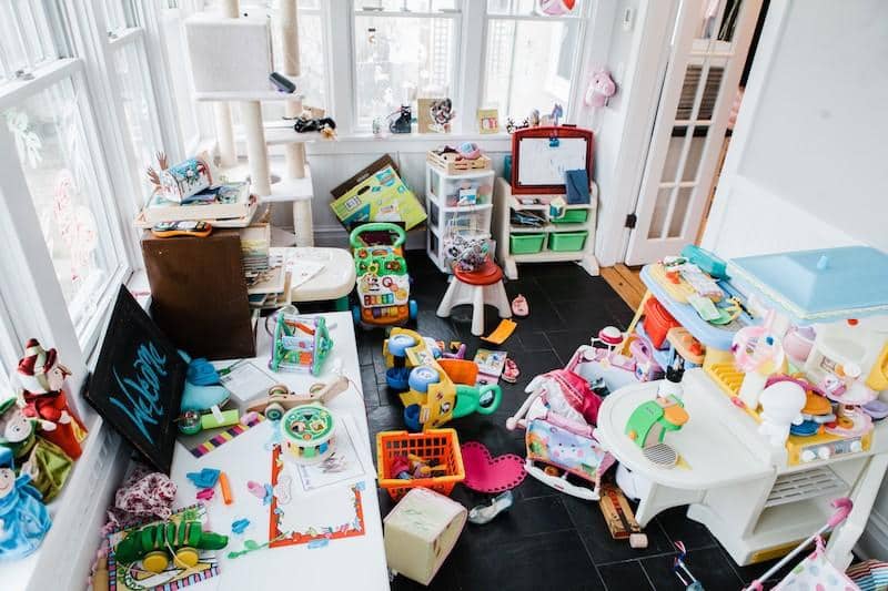 toys before playroom