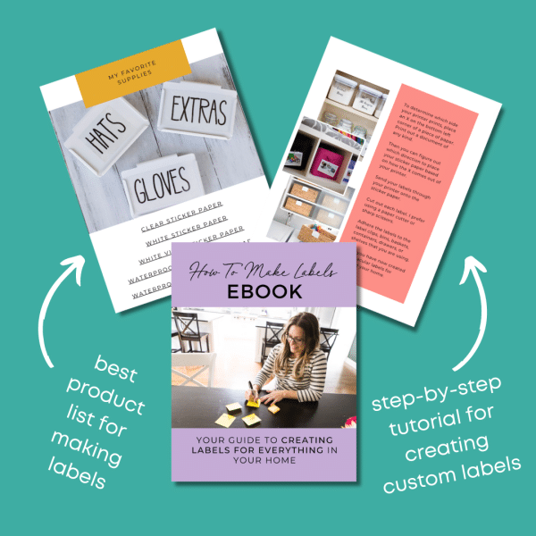 three pages from how to label ebook