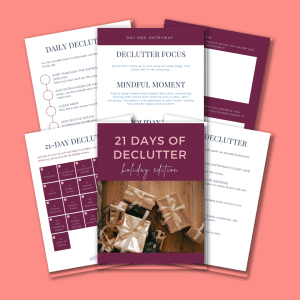 21 Days of Declutter: Holiday Edition Workbook