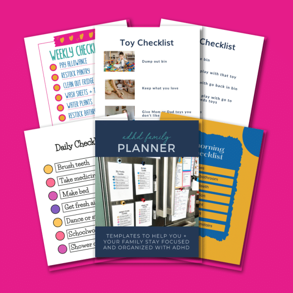 The ADHD Family Planner: Editable Checklists for Every Day