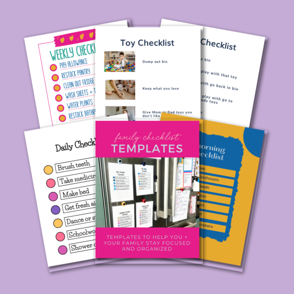 Family Checklist Templates